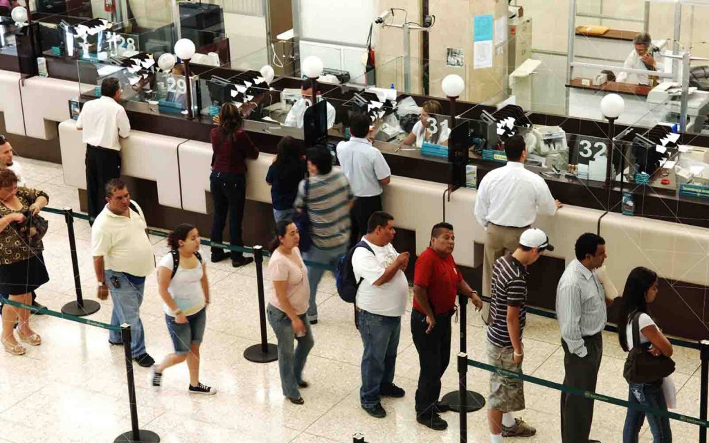 O problema das filas no sistema bancário