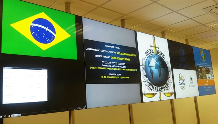 Policia Federal Video Wall