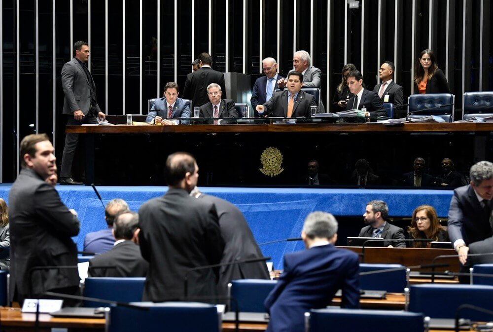 Plenário do Senado Federal, em imagem de 2019 — Foto: Jefferson Rudy/Agência Senado